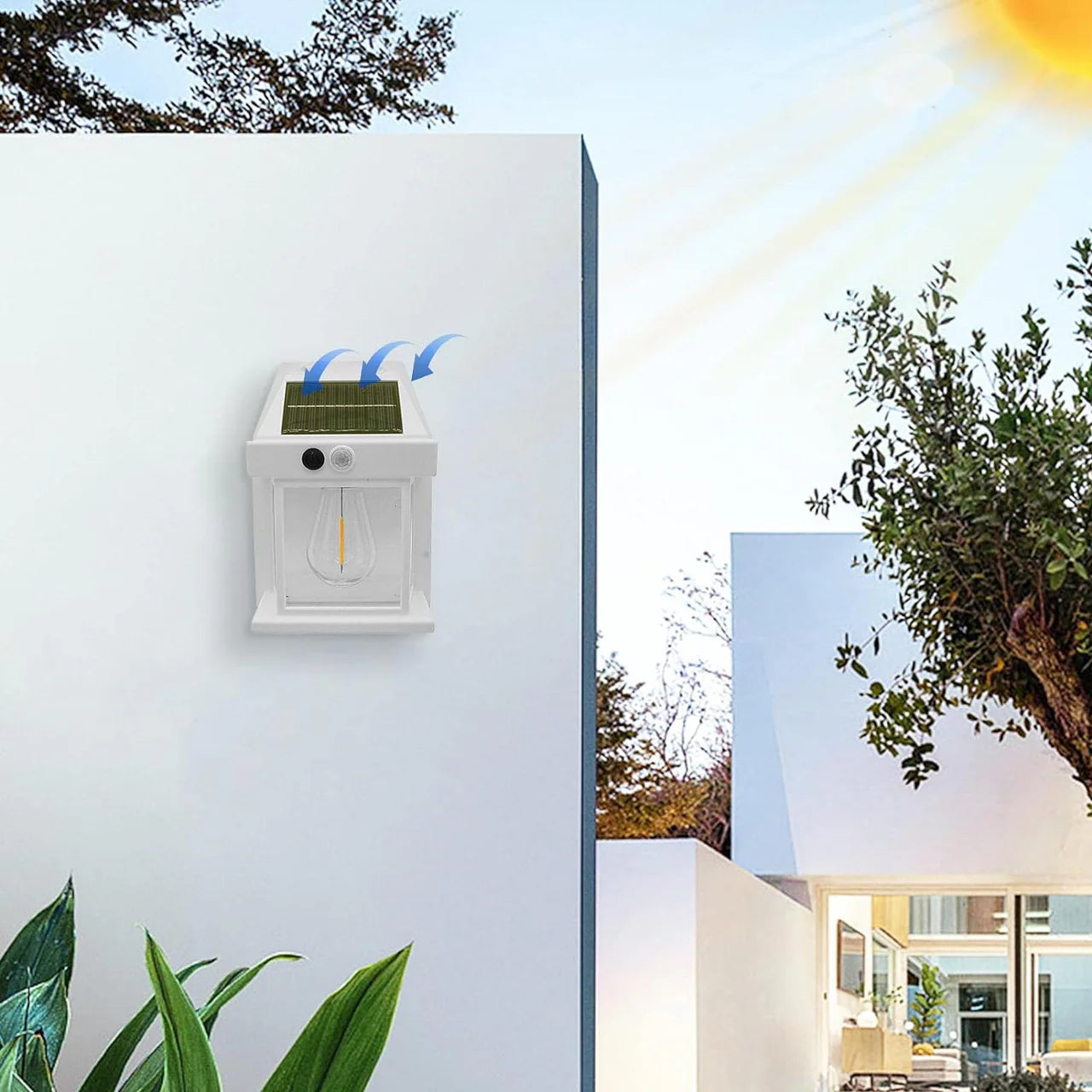 Solar Wall Light with Motion Sensor 3 Light Modes