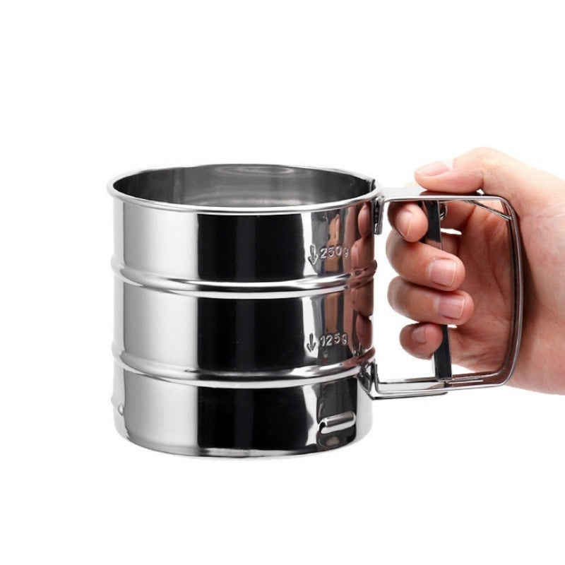 Hand-held Small Flour Sieve Baking Utensils Stainless Steel