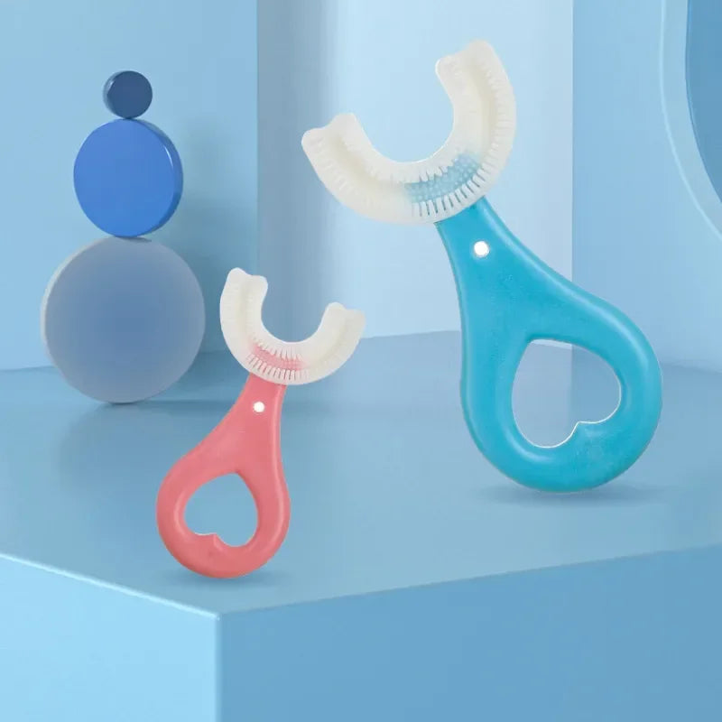 Baby Toothbrush Children 360 Degree U-shaped