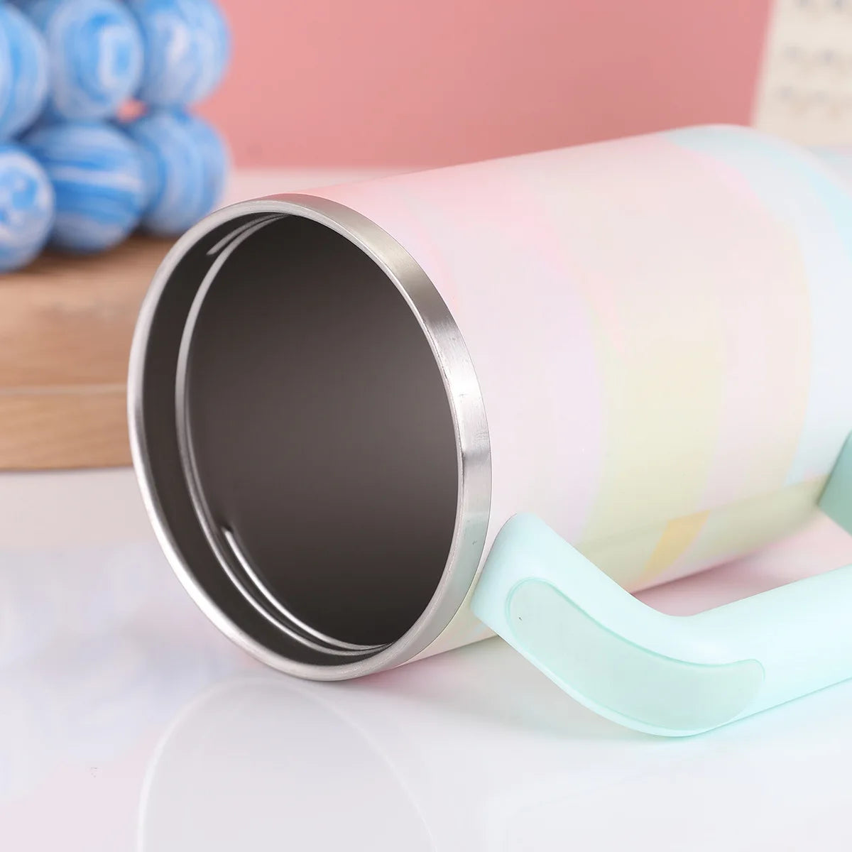 40Oz 304 Stainless Steel Thermos Cup Second-generation Handle