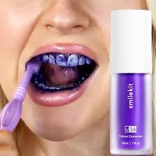 30ml V34 Hismile Purple Toothpaste Removes Tartar Clean