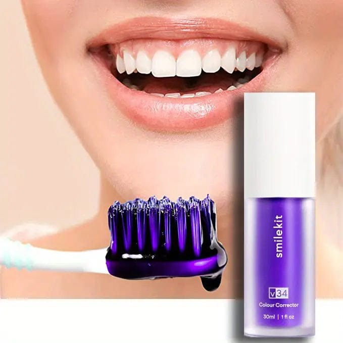 30ml V34 Hismile Purple Toothpaste Removes Tartar Clean